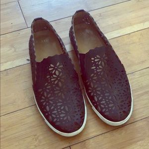 Aerin black Floral shoes